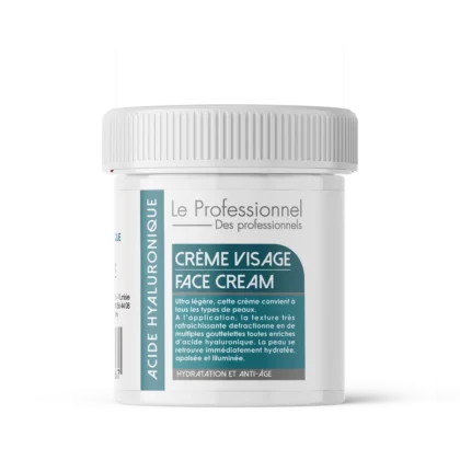 CREME VISAGE A L'ACIDE HYALURONIQUE