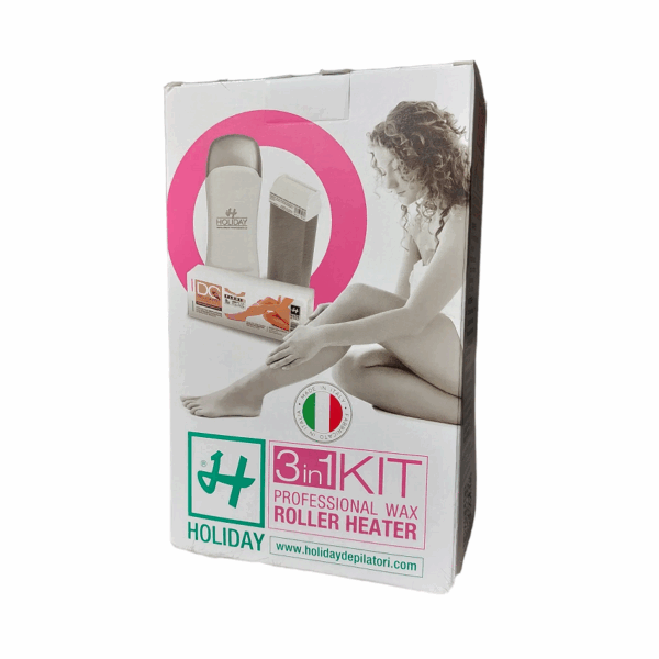 kit épilation cire 3 en 1 ( Appareil chauffe cire – Cartouche cire -20 Papier)