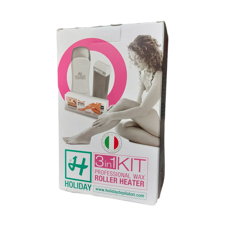 kit épilation cire 3 en 1 ( Appareil chauffe cire – Cartouche cire -20 Papier)